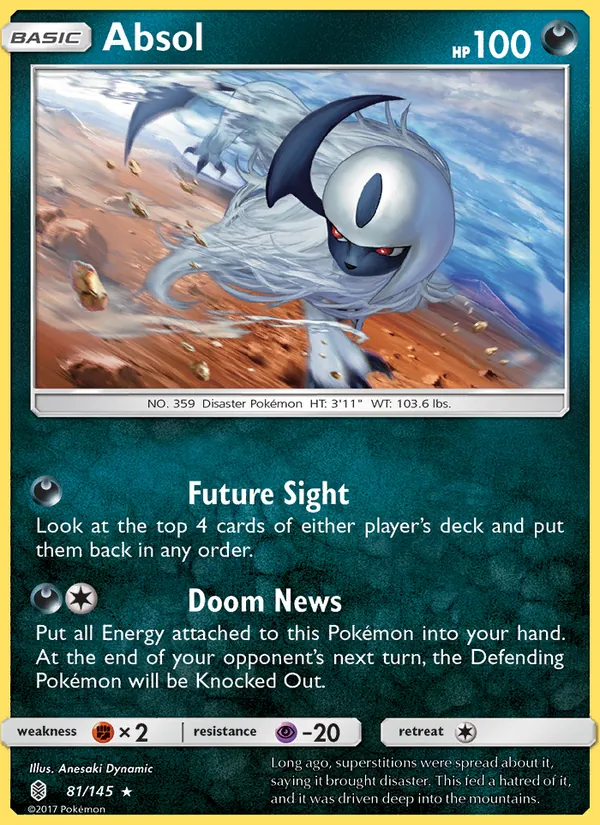 Absol #81 – Guardians Rising card