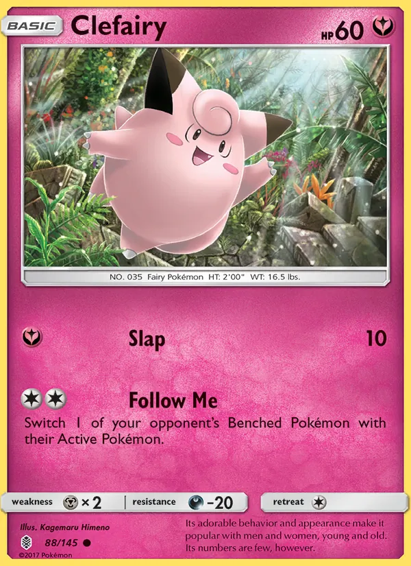 Clefairy #88 – Guardians Rising card
