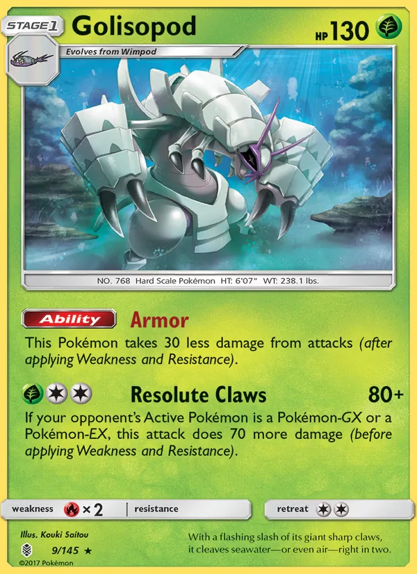 Golisopod #9 – Guardians Rising card