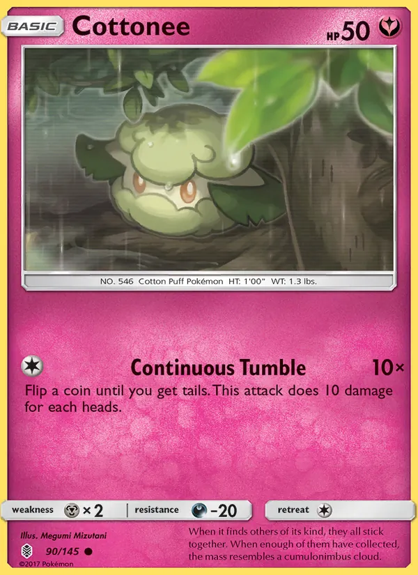 Cottonee #90 – Guardians Rising card