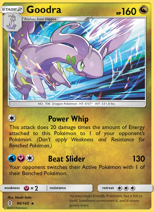 Goodra #96 – Guardians Rising card