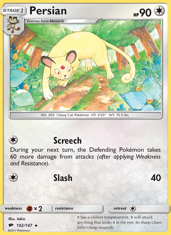 Persian #102 – Burning Shadows card