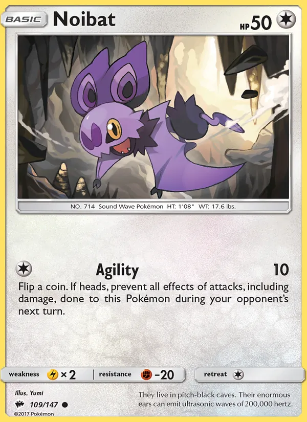 Noibat #109 – Burning Shadows card