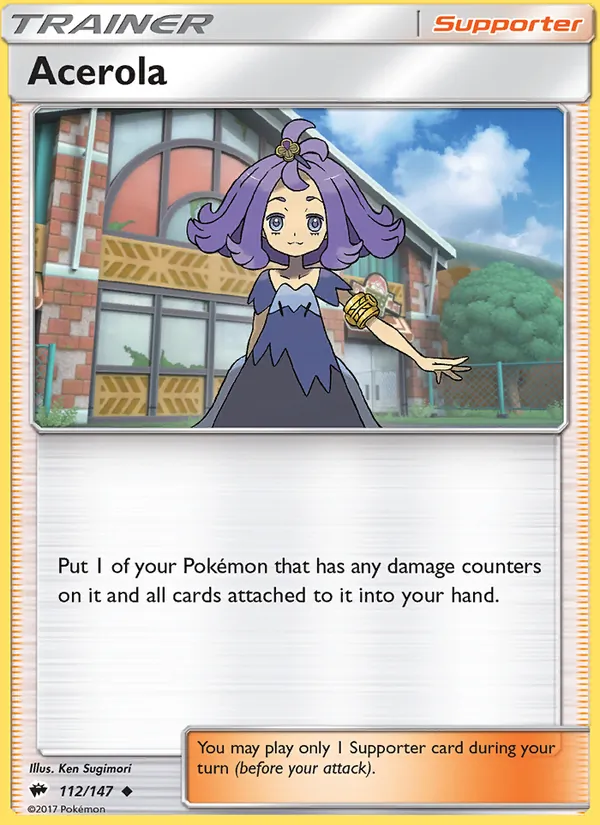Acerola #112 – Burning Shadows card