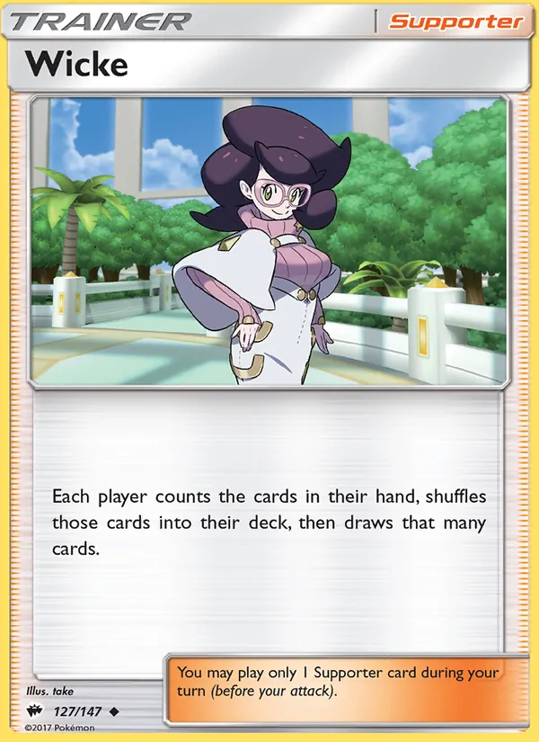 Wicke #127 – Burning Shadows card