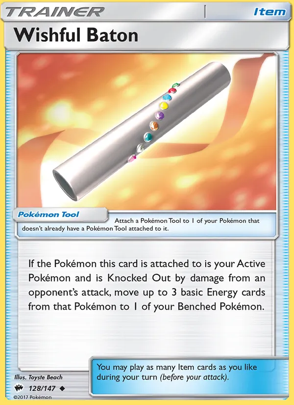 Wishful Baton #128 – Burning Shadows card