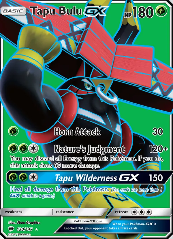 Tapu Bulu GX #130 – Burning Shadows card