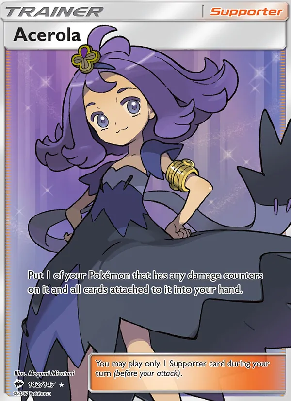 Acerola #142 – Burning Shadows card