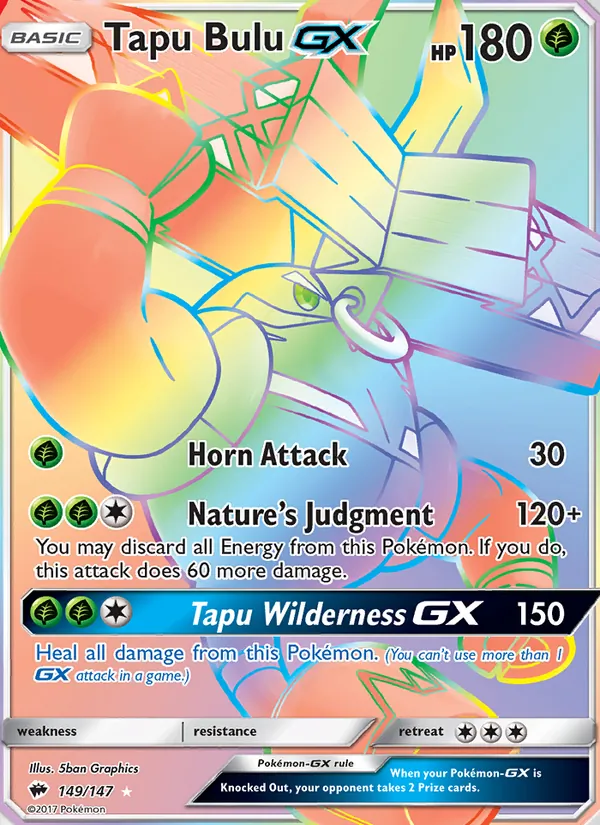 Tapu Bulu GX #149 – Burning Shadows card