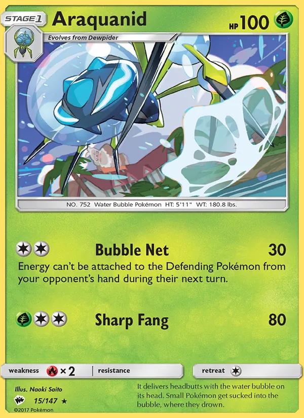 Araquanid #15 – Burning Shadows card