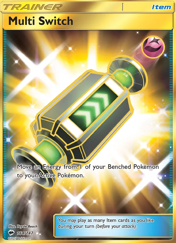Multi Switch #164 – Burning Shadows card