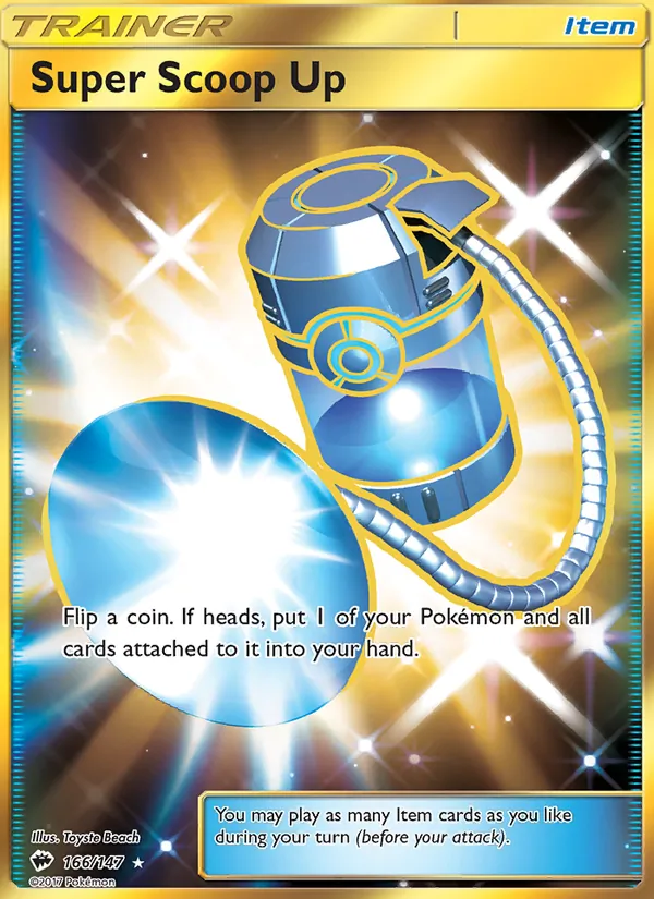 Super Scoop Up #166 – Burning Shadows card