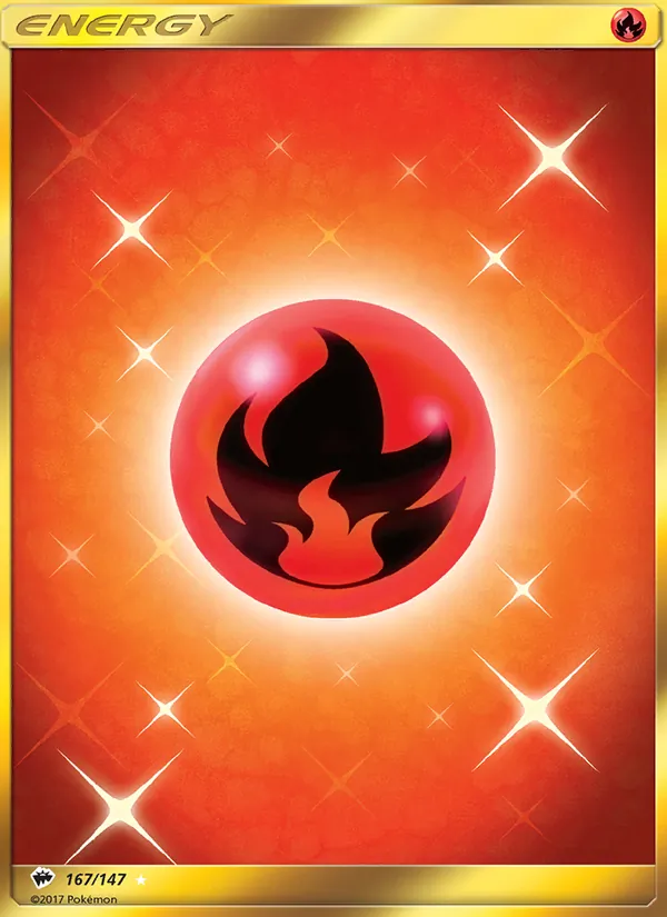 Fire Energy #167 – Burning Shadows card