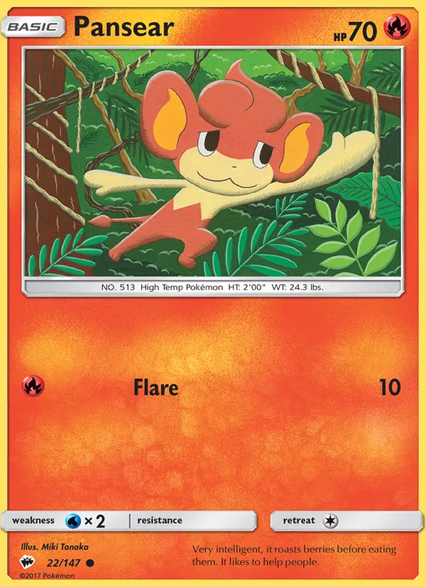 Pansear #22 – Burning Shadows card