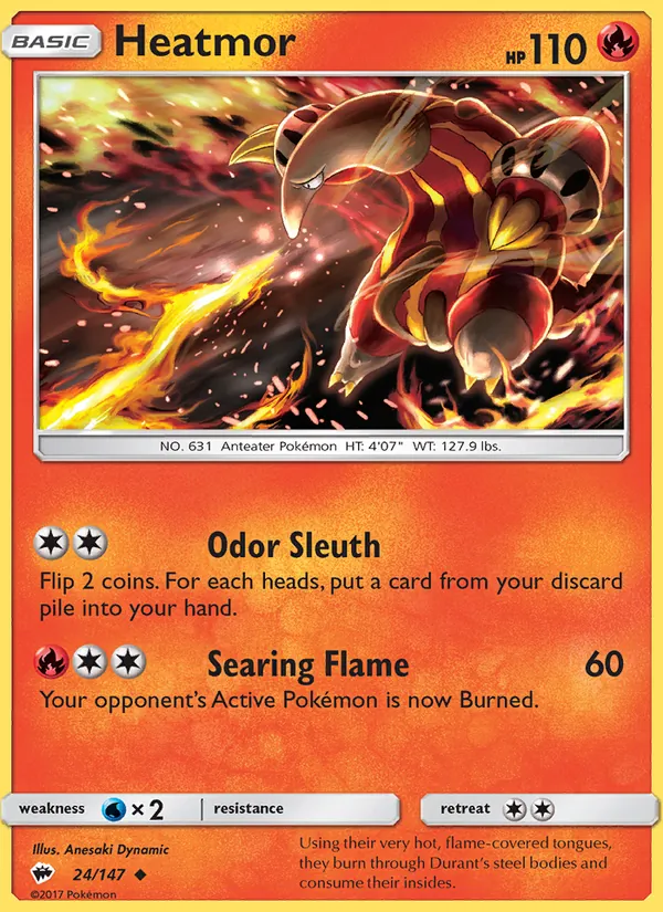 Heatmor #24 – Burning Shadows card