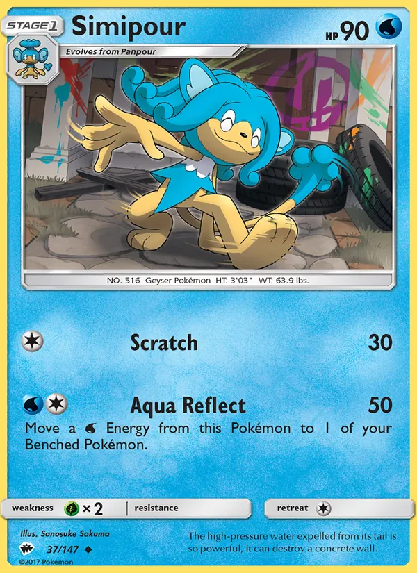Simipour #37 – Burning Shadows card