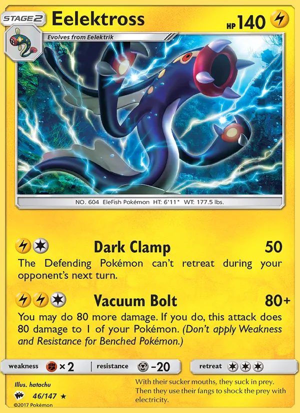 Eelektross #46 – Burning Shadows card