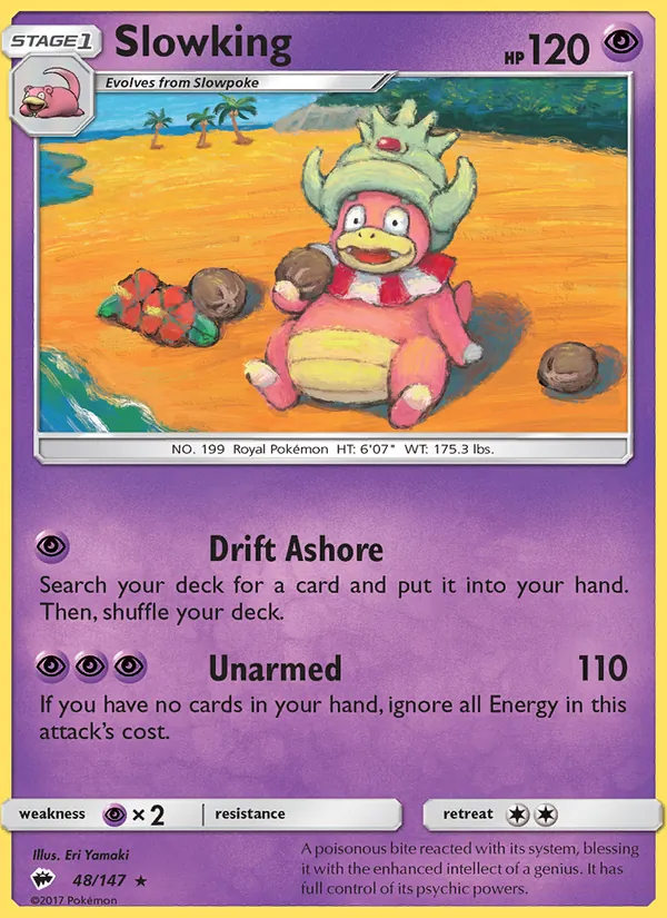 Slowking #48 – Burning Shadows card