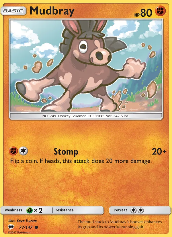 Mudbray #77 – Burning Shadows card