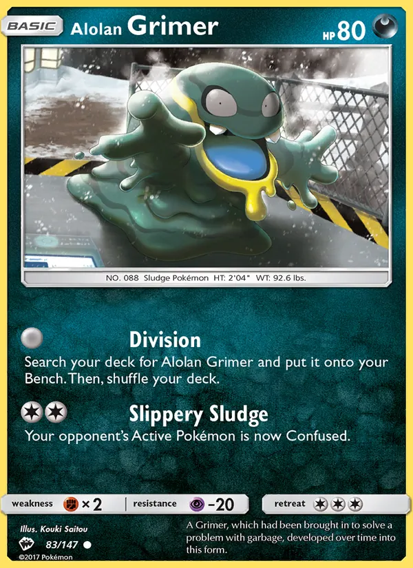 Alolan Grimer #83 – Burning Shadows card