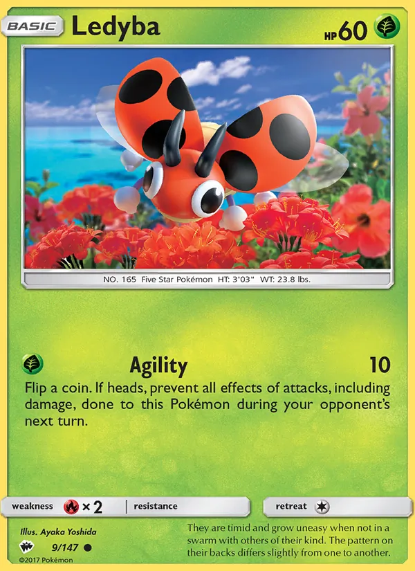 Ledyba #9 – Burning Shadows card