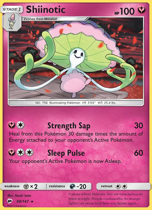 Shiinotic #98 – Burning Shadows card