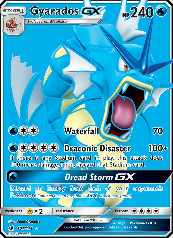 Gyarados GX #101 – Crimson Invasion card