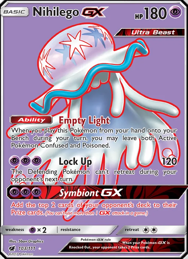 Nihilego GX #103 – Crimson Invasion card
