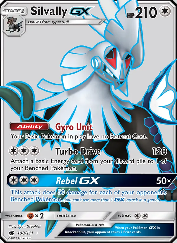 Silvally GX #108 – Crimson Invasion card