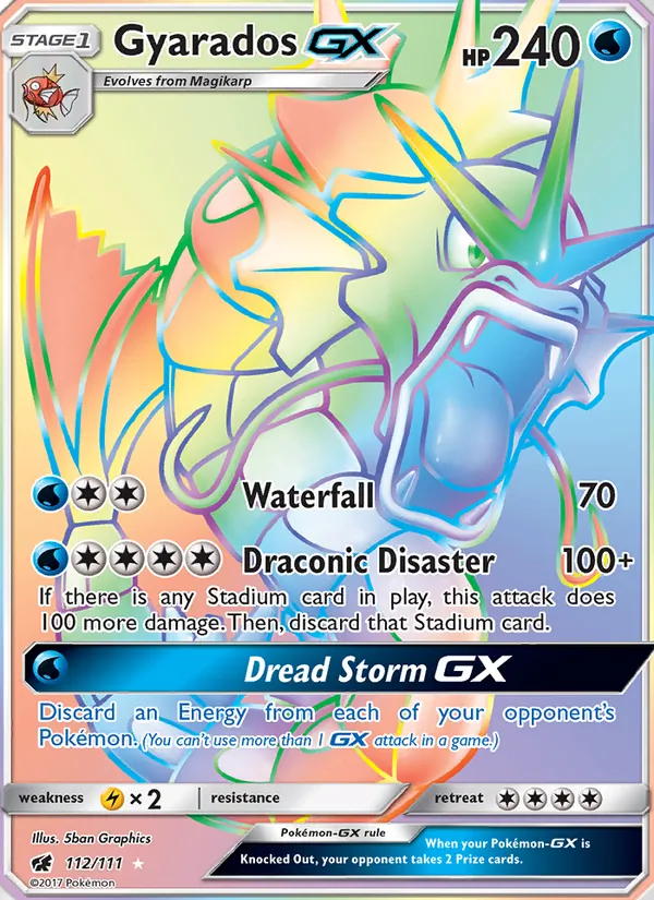 Gyarados GX #112 – Crimson Invasion card