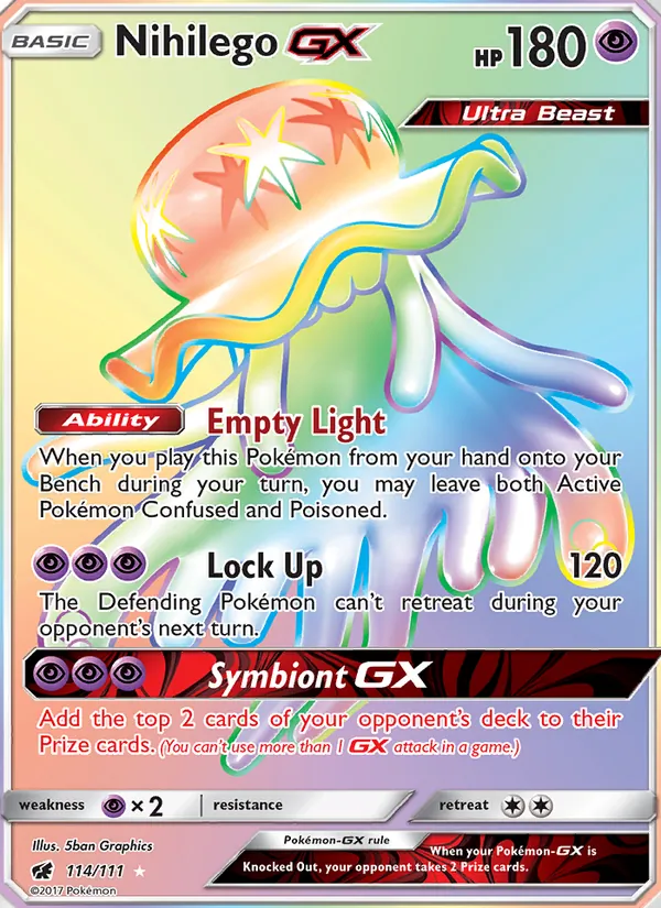 Nihilego GX #114 – Crimson Invasion card