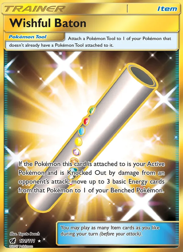 Wishful Baton #121 – Crimson Invasion card