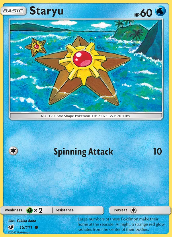 Staryu #15 – Crimson Invasion card