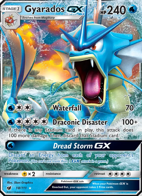 Gyarados GX #18 – Crimson Invasion card