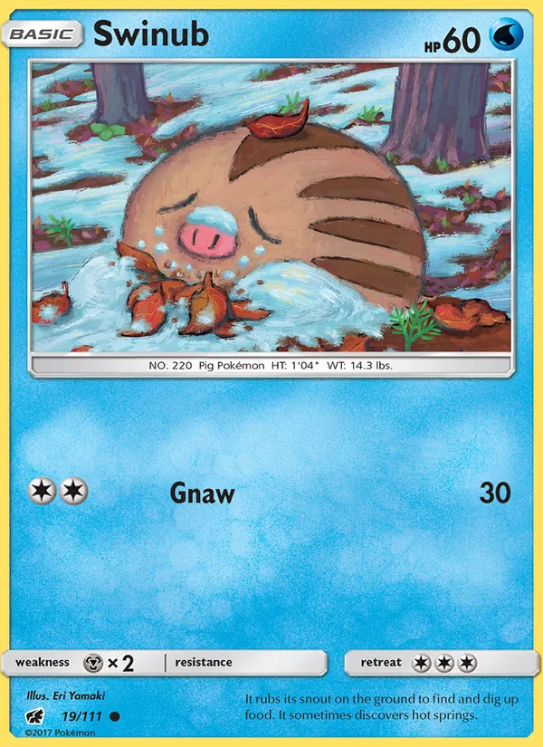 Swinub #19 – Crimson Invasion card