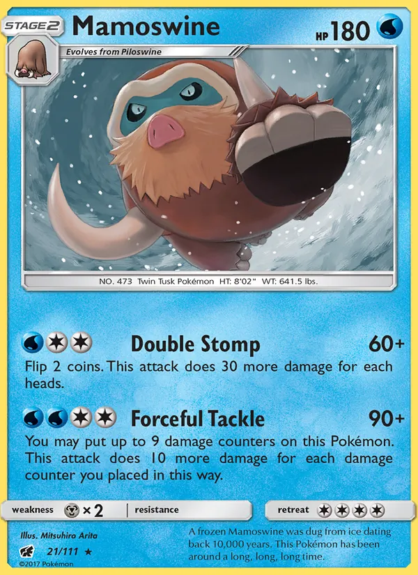 Mamoswine #21 – Crimson Invasion card
