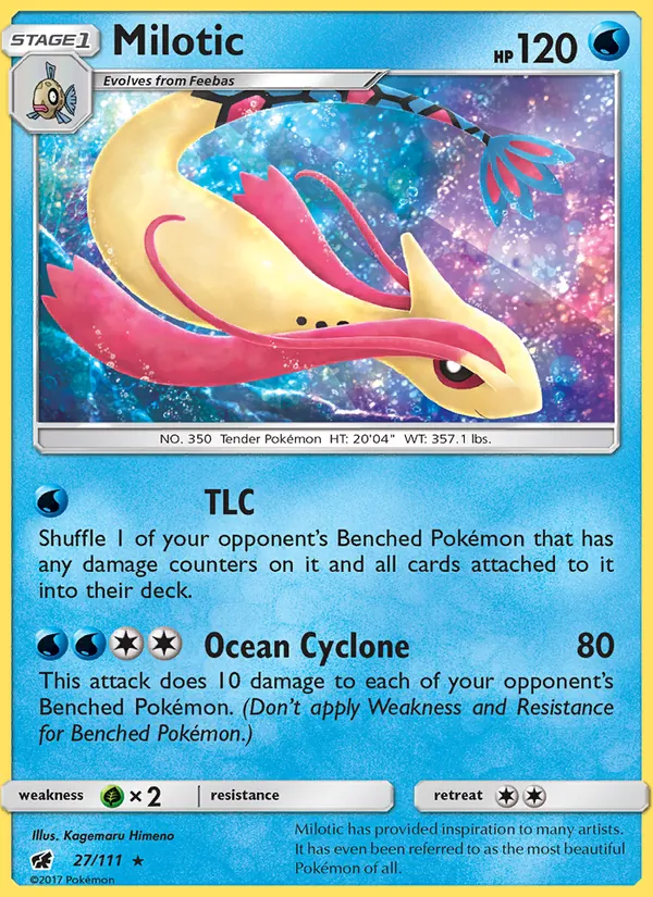 Milotic #27 – Crimson Invasion card