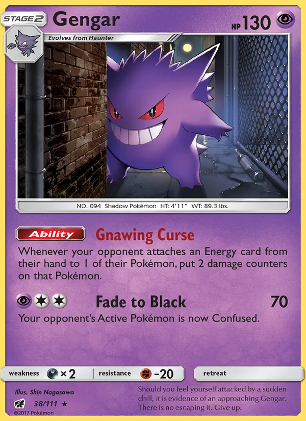 Gengar #38 – Crimson Invasion card