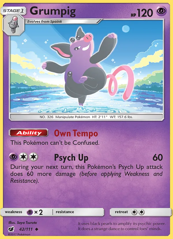 Grumpig #42 – Crimson Invasion card