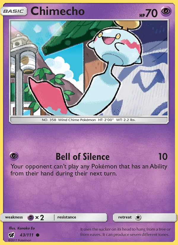Chimecho #43 – Crimson Invasion card