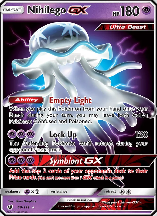 Nihilego GX #49 – Crimson Invasion card
