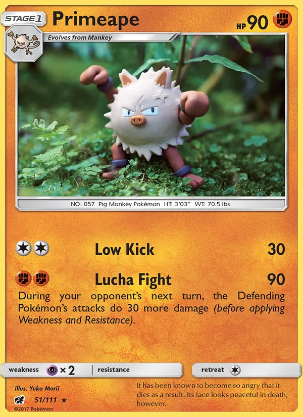 Primeape #51 – Crimson Invasion card