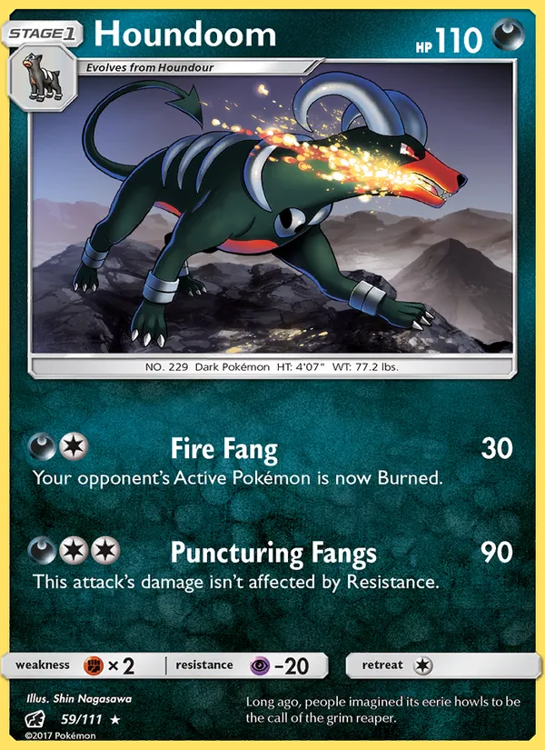 Houndoom #59 – Crimson Invasion card
