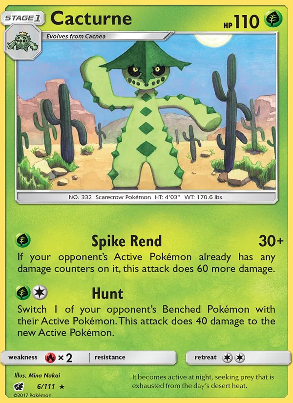 Cacturne #6 – Crimson Invasion card