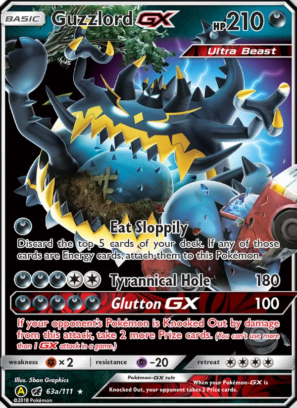 Guzzlord-GX #63a – Crimson Invasion card