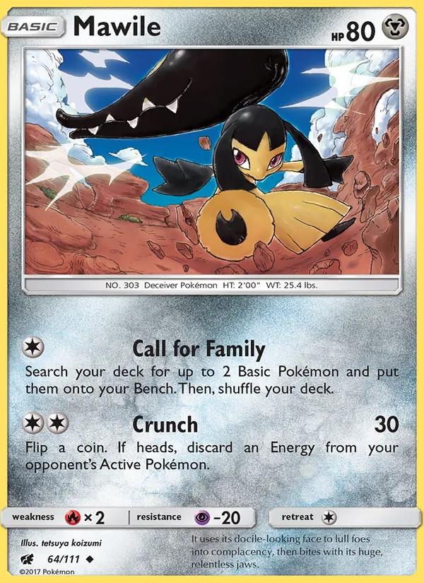 Mawile #64 – Crimson Invasion card