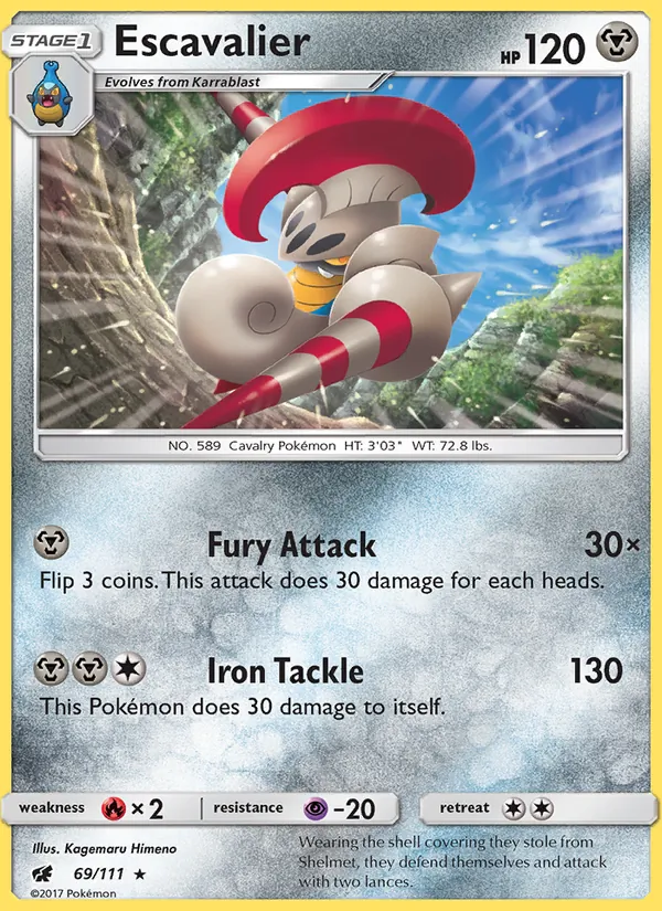 Escavalier #69 – Crimson Invasion card