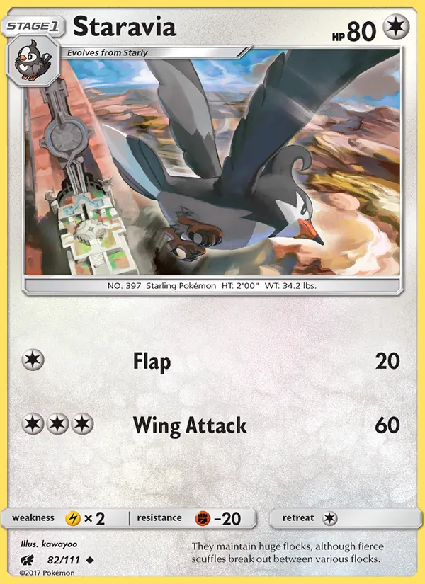 Staravia #82 – Crimson Invasion card