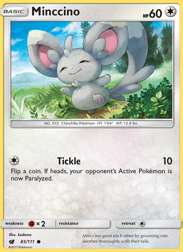 Minccino #85 – Crimson Invasion card