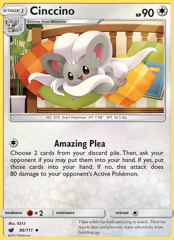 Cinccino #86 – Crimson Invasion card